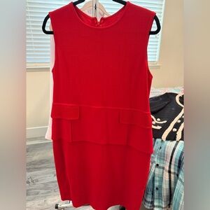 Red St John cocktail dress